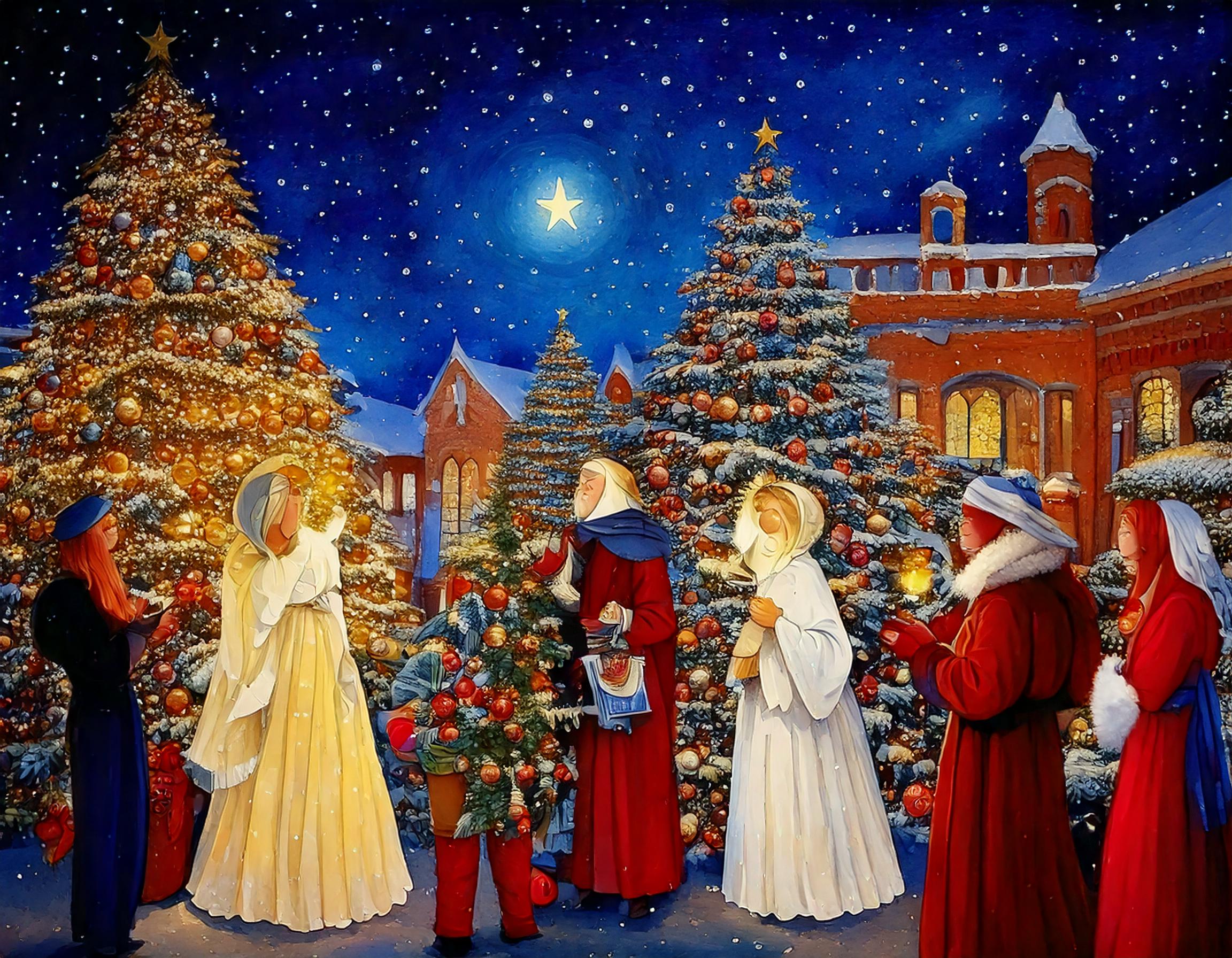 People caroling
